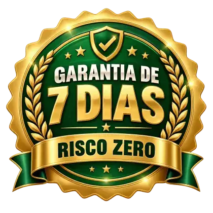 Selo de garantia de 7 dias com risco zero